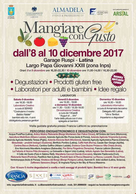 Mangiare con Gusto - un Natale di Eccellenze! Latina